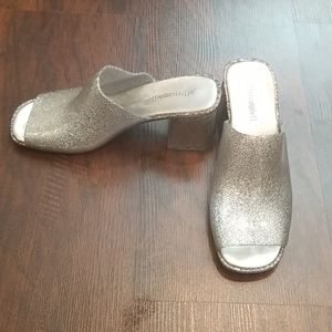 Jeffrey Campbell Glitter Jelly Mules